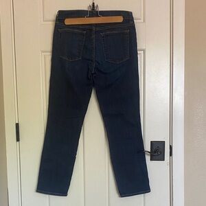 7 For All Mankind Slim Straight Dark Blue Jeans